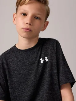 Noir - T-shirt Under Armour Cotton Tech 20 à manches courtes