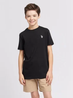Noir - U.S. Polo Assn. Double Horsemen T-Shirt