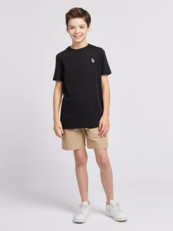 Noir - U.S. Polo Assn. Double Horsemen T-Shirt