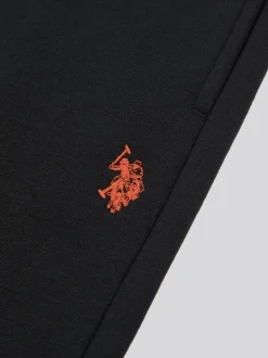 Noir - U.S. Polo Assn. Ensemble Survêtement et Sweat-shirt à capuche zippé Double Horsemen