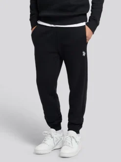 Noir - U.S. Polo Assn. Ensemble Sweat-shirt Col rond et Survêtement Double Horsemen