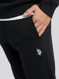 Noir - U.S. Polo Assn. Ensemble Sweat-shirt Col rond et Survêtement Double Horsemen