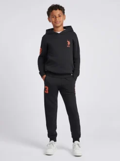 Noir - U.S. Polo Assn. Ensemble sweat-shirt à capuche et survêtement Player 3