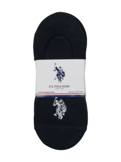 Noir - U.S. Polo Assn. Lot de chaussettes de sport invisibles 5