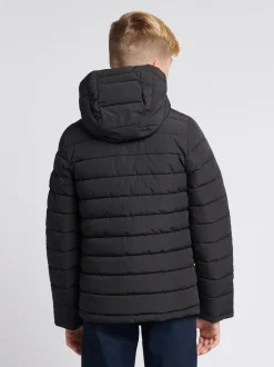 Noir - U.S. Polo Assn. Veste légère à capuche Courtepointe pour garçons