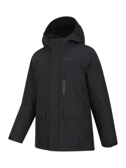 Noir - Veste imperméable Mountain Warehouse Noah doublée de peau de mouton
