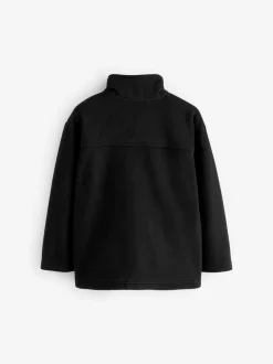 Noir - Veste polaire zippée avec poches (3-16ans)