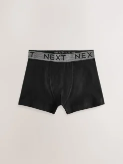 Noir avec taille grise - Lot de 10 boxers (1.5-16ans)