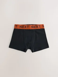 Noir avec taille universitaire - Lot de 10 boxers (1.5-16ans)