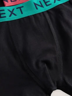 Noir avec taille universitaire - Lot de 5 boxers (1.5-16ans)