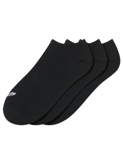 Noir chrome - adidas originals Paquet de chaussettes de doublure Trefoil 3