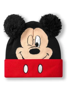 Noir chrome - Ensemble Vanilla Underground Kid Disney personnage Chapeaux et gants d’hiver