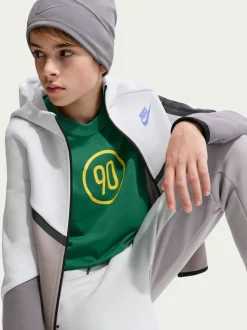 Noir chrome - Sweat à capuche zippé Nike Tech Fleece