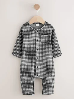 Noir et blanc à carreaux - Barboteuse pour bébé (0mths-2yrs)