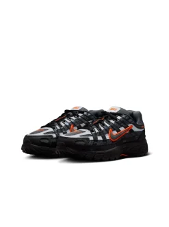 Noir gris orange - Baskets Nike Youth P6000