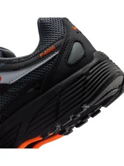 Noir gris orange - Baskets Nike Youth P6000