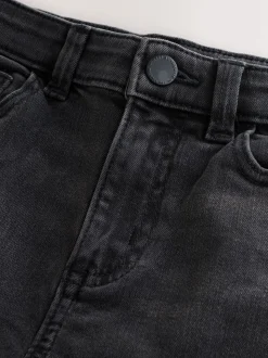 Noir lavé - Jeans extensibles (3-17yrs)