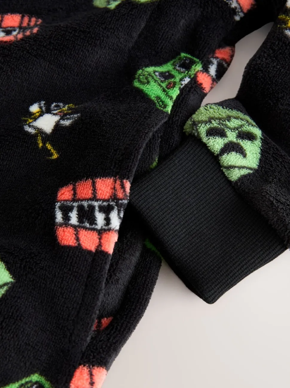 Noir Minecraft - Tout-en-un sous licence polaire (4-16ans)