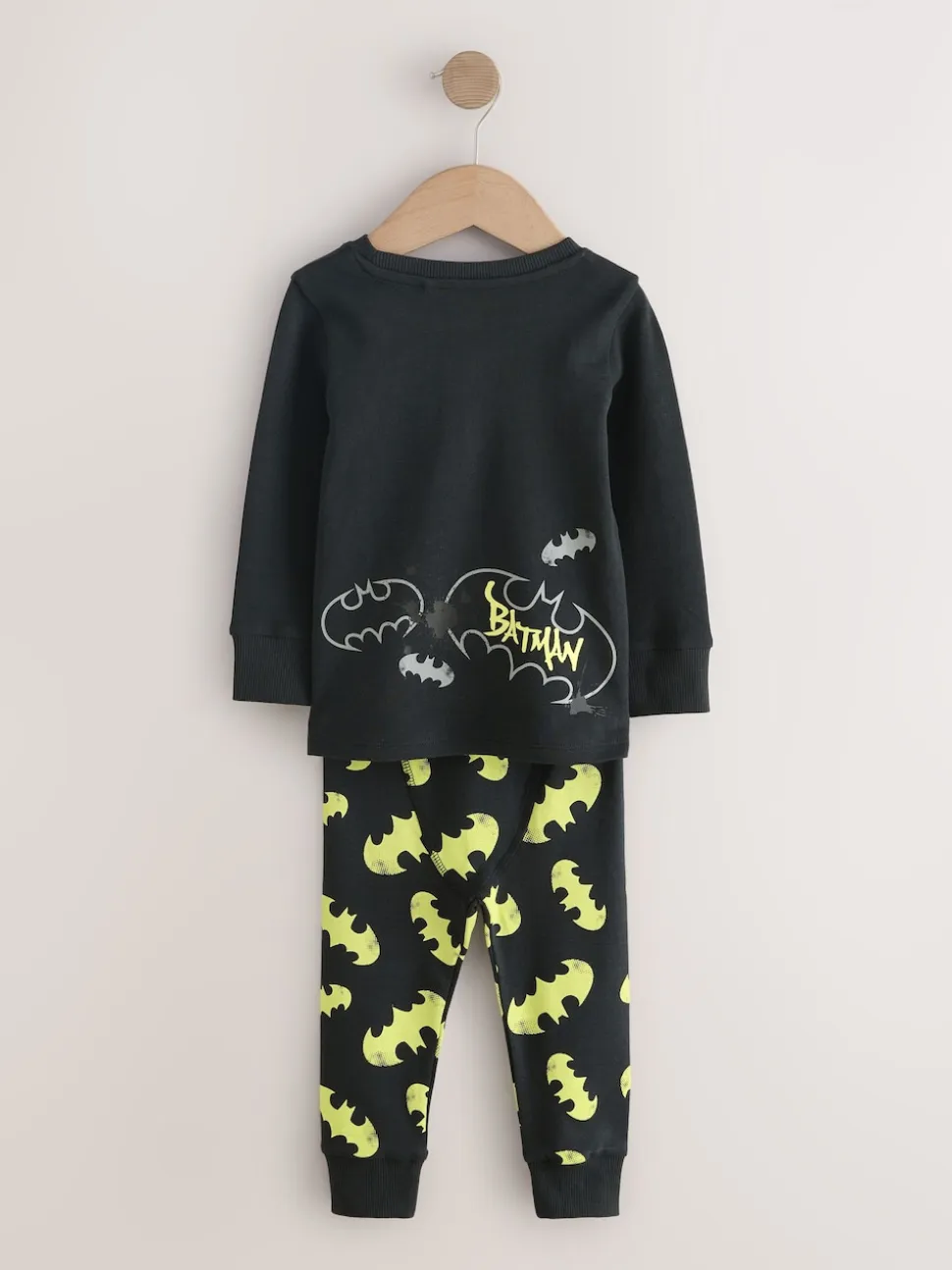 Noir motif Batman - Lot de 2 pyjamas Snuggle sous licence (9mois -10ans)