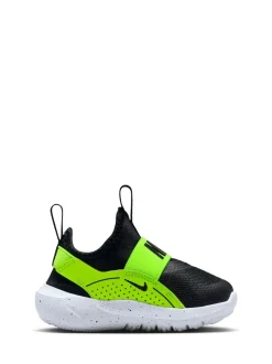 Noir Volt - Nike Infant Flex Tapis de couloir 4 Trainers