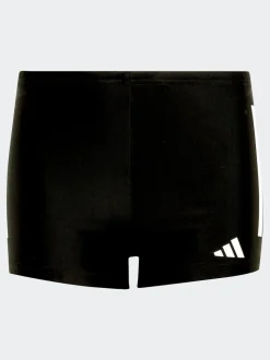 Noir/Blanc - adidas Boxer de bain enfant à 3Rayures