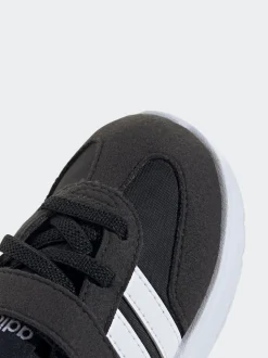 Noir/Blanc - adidas Run 70s 2.0 Baskets bébé à crochets et boucles