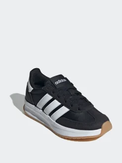 Noir/Blanc - adidas Run 70s 2.0 Baskets Dentelle Junior