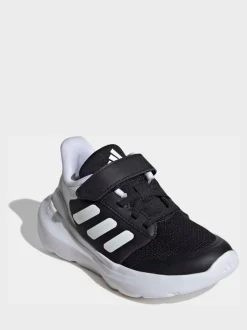 Noir/Blanc - adidas Tensaur Run 2.0 Baskets enfant à crochets et boucles