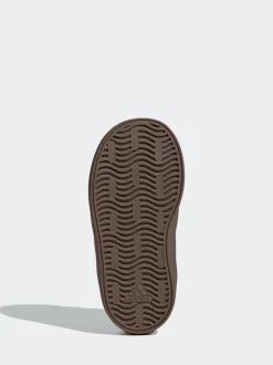 Noir/Blanc - adidas Vl Cour 3.0 Baskets bébé à crochets et boucles