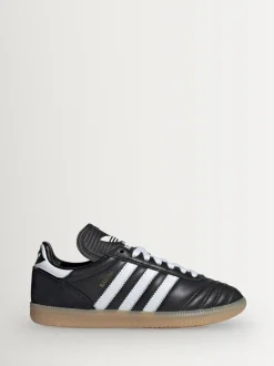 Noir/Blanc - Baskets Adidas Original Samba JP Junior