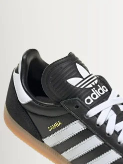 Noir/Blanc - Baskets Adidas Original Samba JP Junior