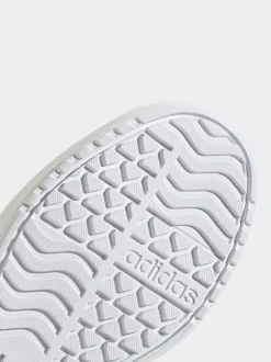 Noir/Blanc - Baskets adidas VL Court Bold Lace Junior