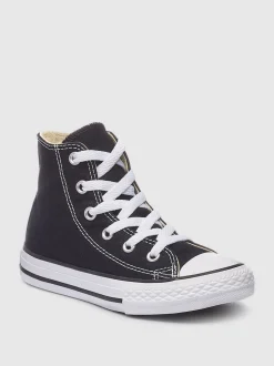 Noir/Blanc - Baskets montantes Converse Chuck Taylor junior