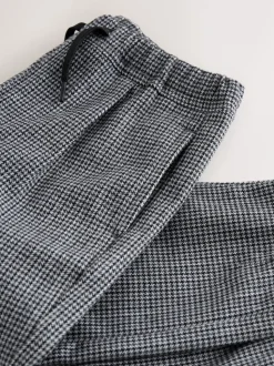 Noir/blanc à carreaux - Pantalons élégants à enfiler (3mois à7ans)