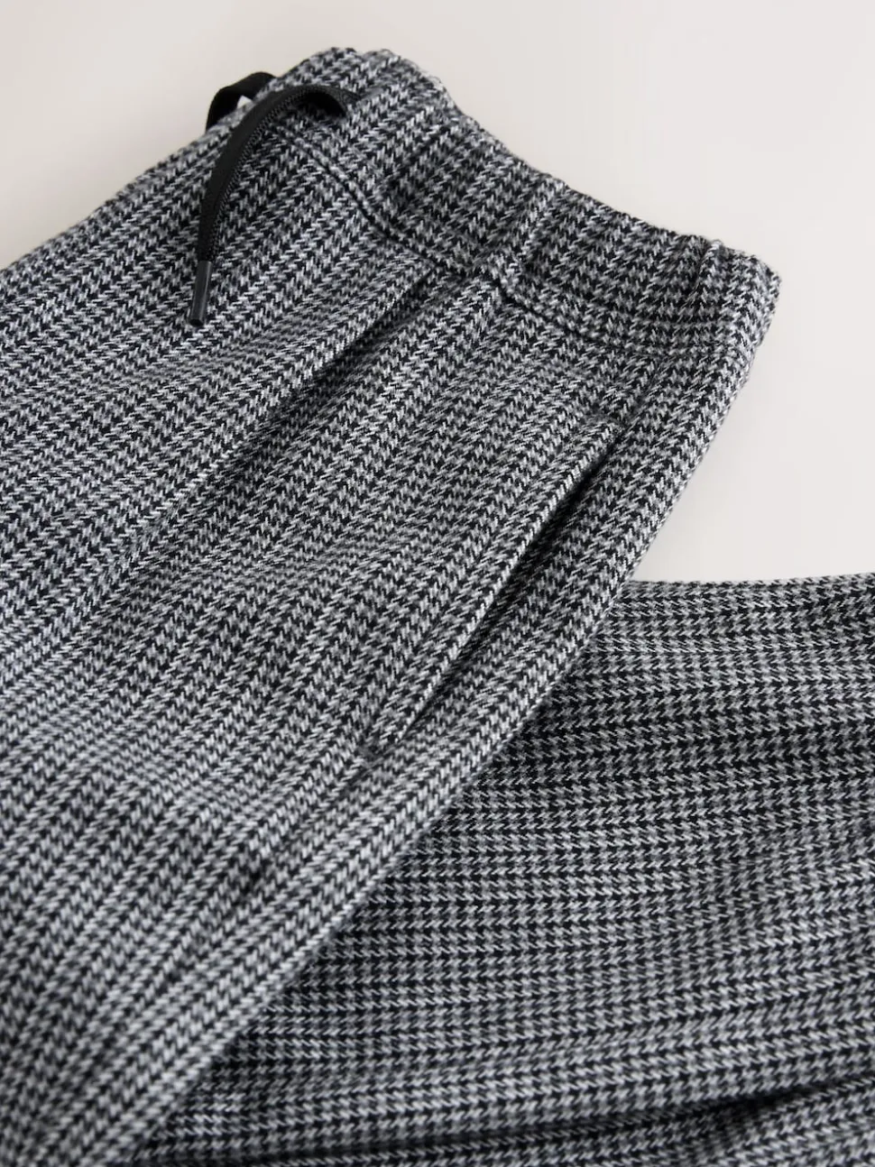 Noir/blanc à carreaux - Pantalons élégants à enfiler (3mois à7ans)