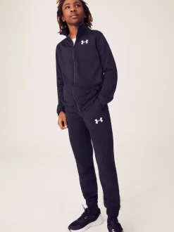 Noir/Blanc - Survêtement en tricot Under Armour