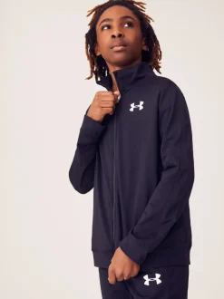 Noir/Blanc - Survêtement en tricot Under Armour