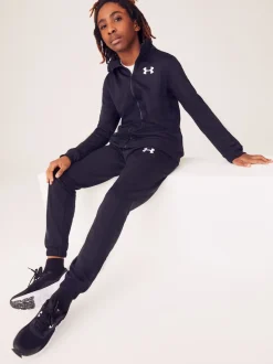 Noir/Blanc - Survêtement en tricot Under Armour