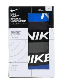 Noir/Bleu - Lot de 3 boxers Nike garçon