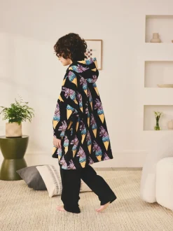 Noir/bleu Fortnite - Sweat à capuche avec couverture en polaire (5-13ans)