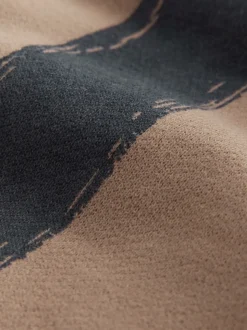 Noir/Brun - Joggings Jambe large en jersey (3mois à7ans)