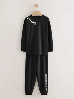 Noir/Brun - Lot de 3 pyjamas à jambes courtes (3-16ans) (3-16ans)