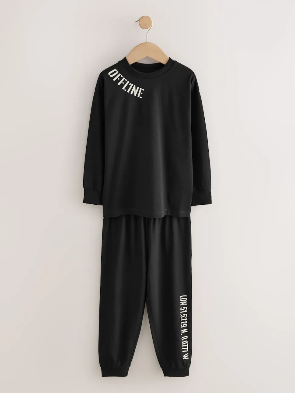 Noir/Brun - Lot de 3 pyjamas à jambes courtes (3-16ans) (3-16ans)