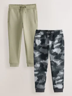 Noir/camoflauge - Lot de 2 joggings (3-16ans)