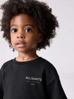 Noir/camouflage - T-shirt smALLSAINTS jeune oversize à Col rond