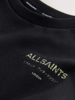 Noir/camouflage - T-shirt smALLSAINTS jeune oversize à Col rond