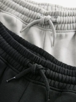 Noir/Gris - Lot de 2 joggings cargo (3-16ans)