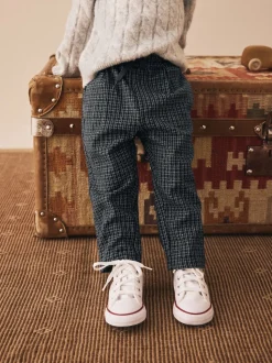 Noir/Gris - Pantalons élégants à enfiler (3mois à7ans)