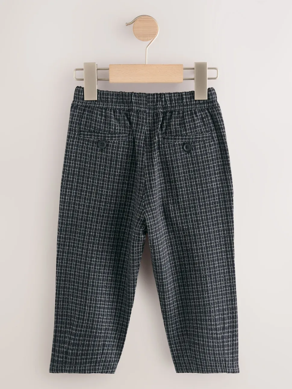 Noir/Gris - Pantalons élégants à enfiler (3mois à7ans)