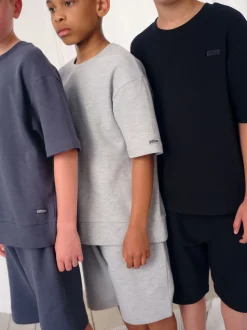 Noir/Gris - Pyjama court 3 Pack (3-16ans)
